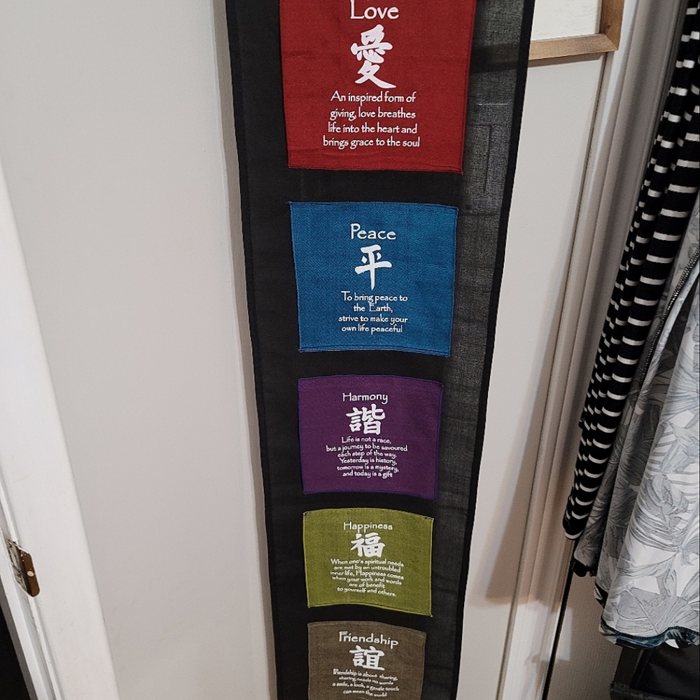 6 Wishes Cotton Banner (Inspiration, symbols, colourblocks)